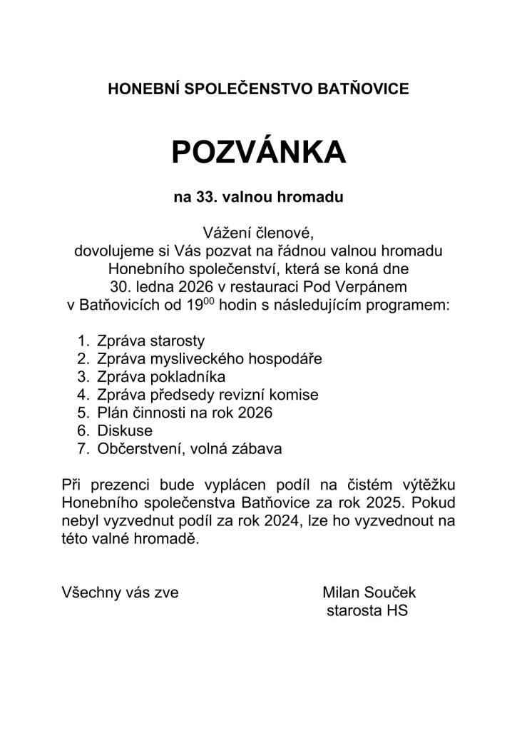 Pozvánka 